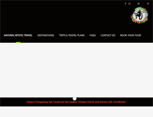 Tablet Screenshot of naturalmystictravel.com